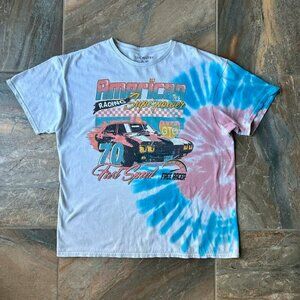 CHEMISTRY American Racing GTO Graphic T-Shirt Men's Size XL Tie Dye